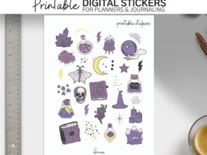 Printable Witch Stickers