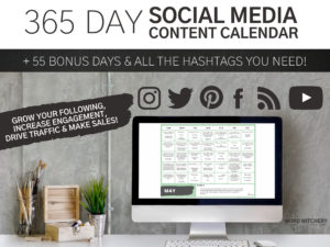 365 Day Social Media Content Calendar