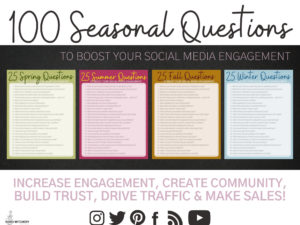 100 Seasonal Questions to Boost Your Social Media Engagement
