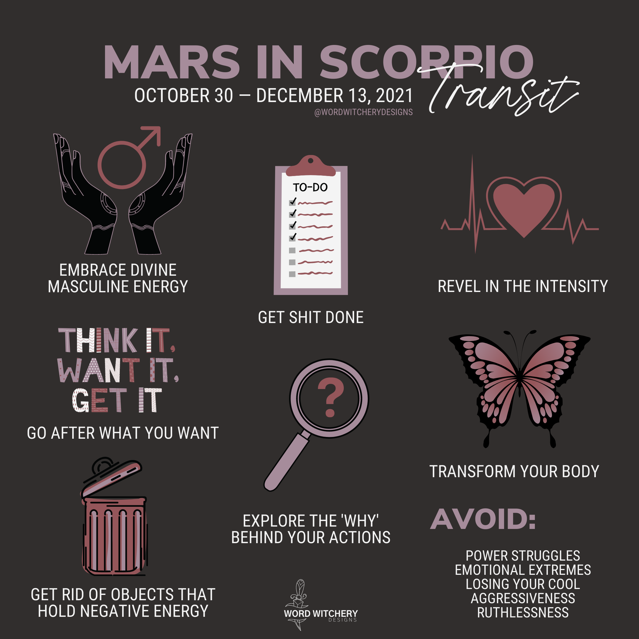 Mars In Scorpio: Go After What You Want – Word Witchery Designs