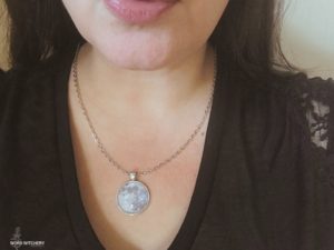 Full Moon Pendant Necklace