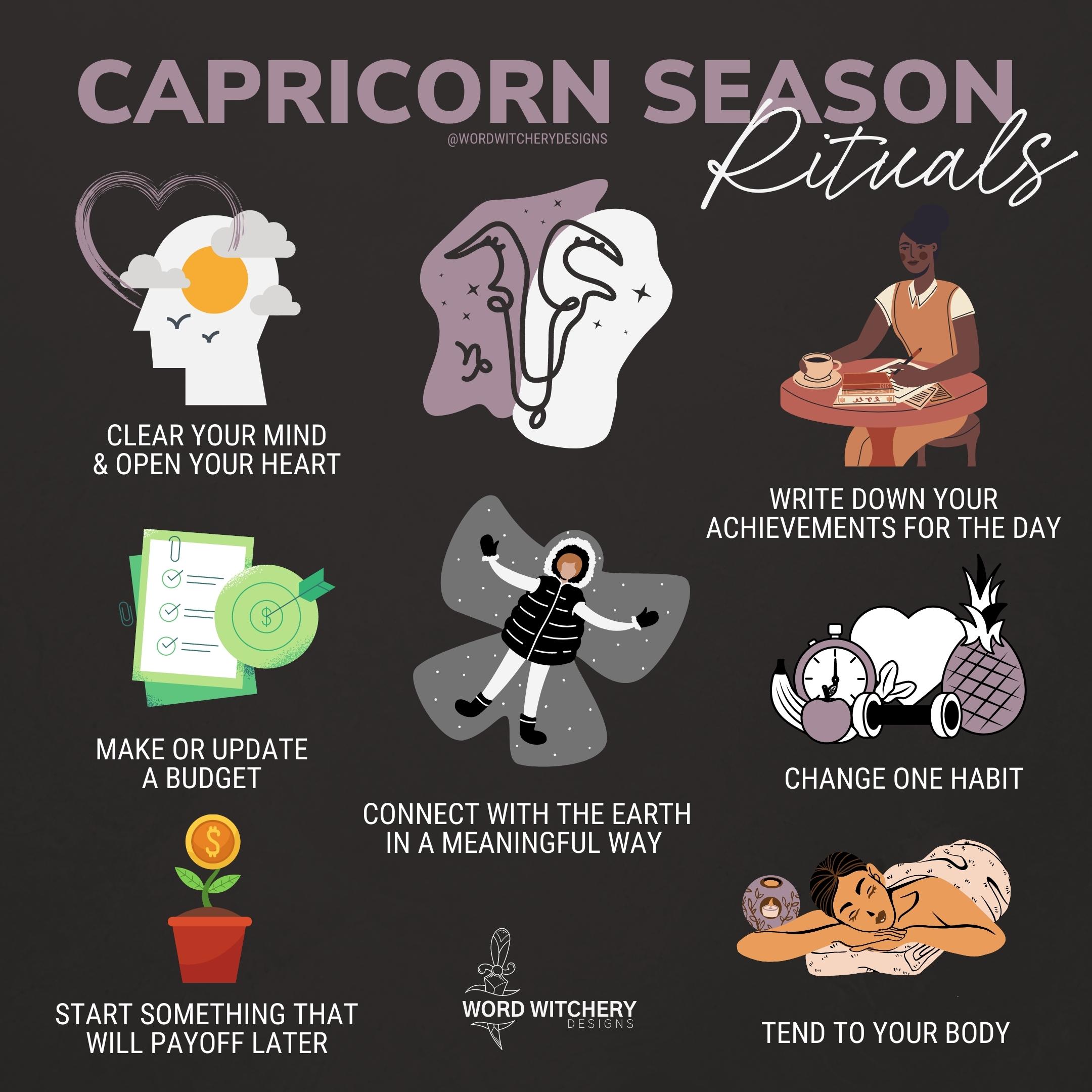 Happy Capricorn Season Start Something That Will Pay Off Later