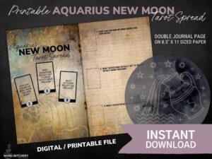 Aquarius New Moon Tarot Spread