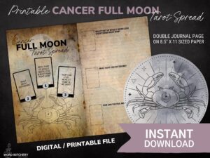 Cancer Full Moon Tarot Spread