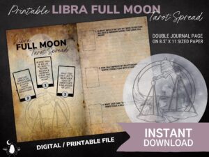 Libra Full Moon Tarot Spread